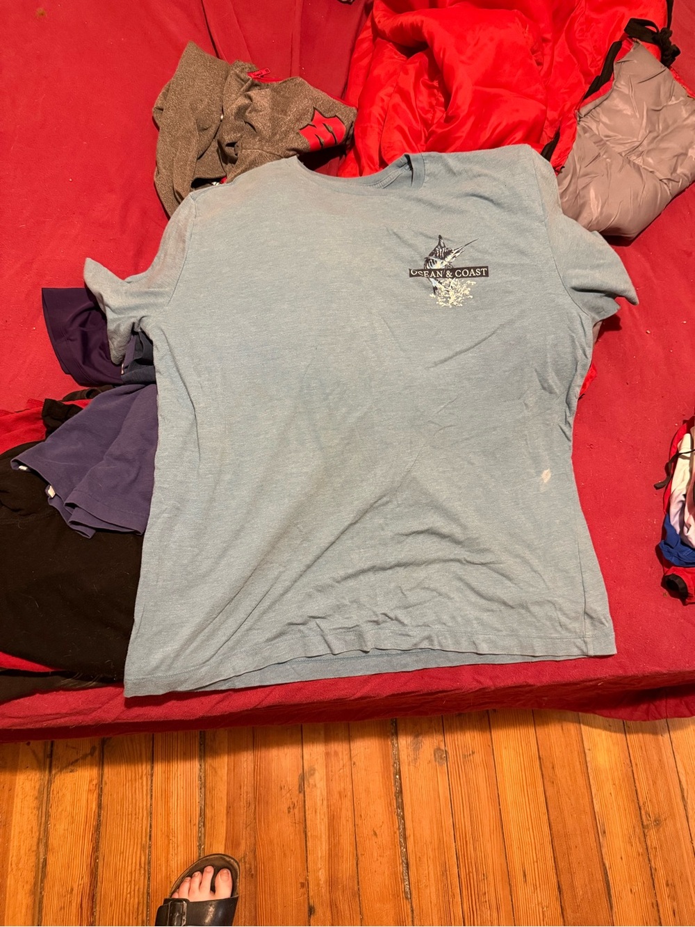 Ocean & Coast Light Blue Crew Neck T-Shirt